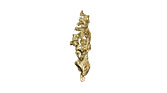 CAY | Gold Brass Modern Classic Wall Light by BRABBU